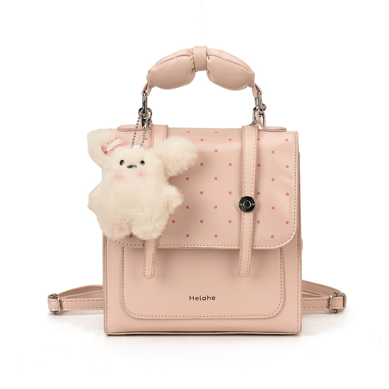 Dulce pequeña mochila fresca para niños y niñas, lindas mochilas de arco para bebés, mochilas de mano coreanas nuevas mochilas para niños