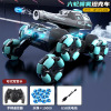 990 six-wheel spray tank truck [blue]