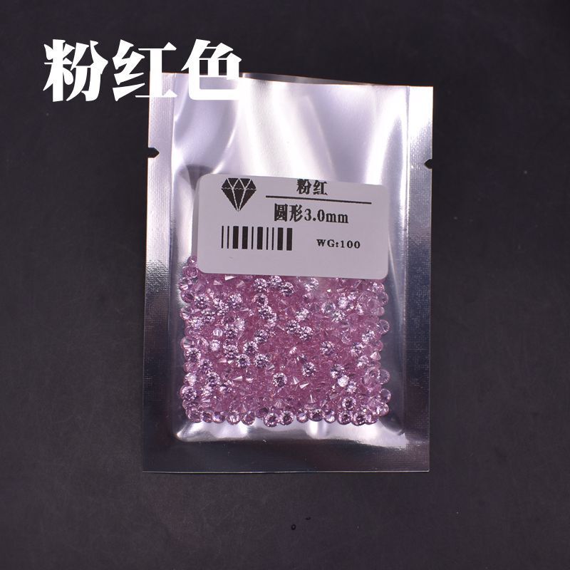 Pink Small Round Gemstone Loose Stone Round Diamond Pink Zircon Loose Stone Wholesale Pink Zirconia Pink Small Round Gemstone Loose Stone Round Diamond Pink Zircon Loose Stone Wholesale Pink Zirconia