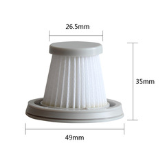 Suitable for Xiaomi Mijia Car Handy Vacuum Accessory Filter Element, Xiaomi Vacuum Cleaner Accessory Hepa Filter Mesh.