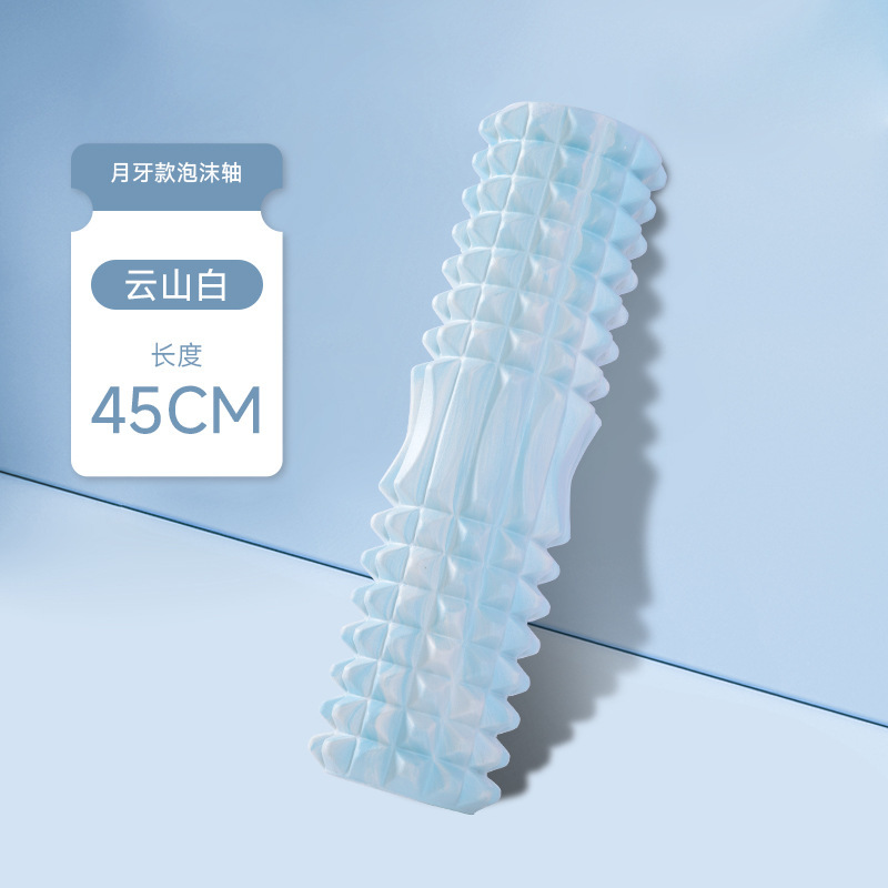 Fábrica al por mayor 33cmEVA hueca de fitness eje de espuma maza rodillo de masaje ejercicio relajación columna de yoga