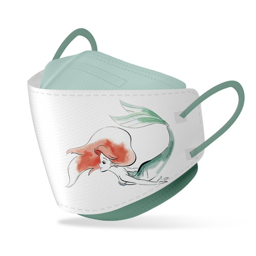 Disposable printed cartoon kn95 cute wholesale fish type kf94 four-layer three-dimensional 3D child protection