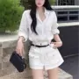 防晒显瘦宽松夏季衬衫