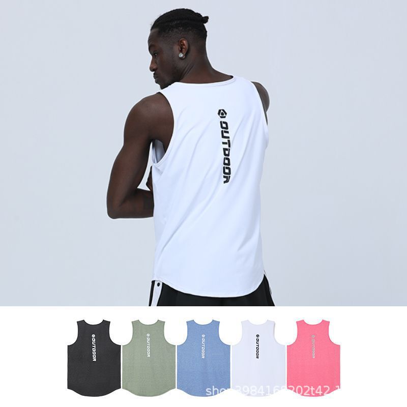Manufacturer Wholesale Summer Men's Fitness Muscle Vest Quick-Drying Clothing Fitness Training Basketball Vest Dropshipping Manufacturer Wholesale Summer Men's Fitness Muscle Vest Quick-Drying Clothing Fitness Training Basketball Vest Dropshipping
