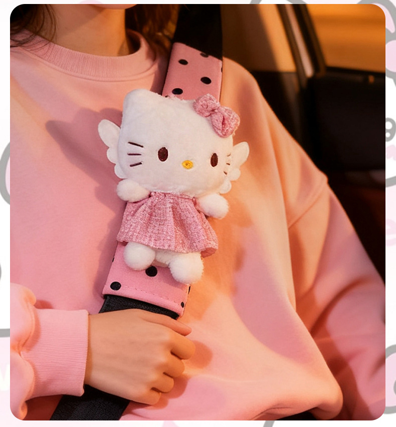 Car Seatbelt Shoulder Pads Are Comfortable and Breathable for Long-Distance Use, Providing Protection for the Shoulders and Neck, and Are an Essential Car Accessory