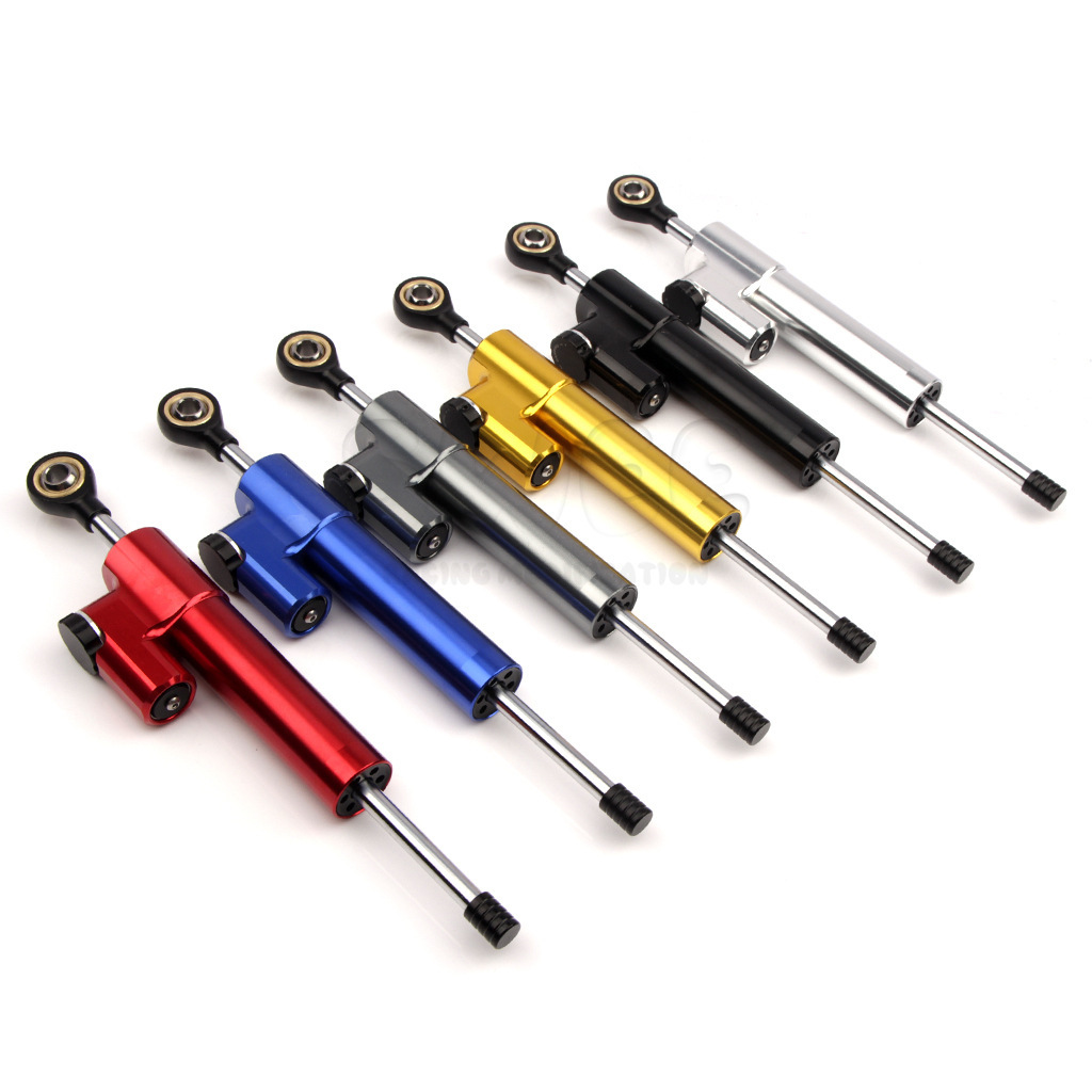 Universal Cross-Border Motorcycle Cnc Aluminum Alloy Modified Steering Damper Stabilizer Direct from Manufacturer Titanium Version