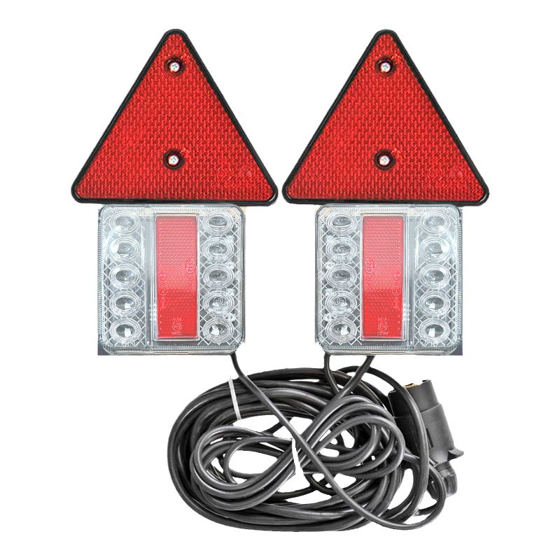 TM4015 задний фонарь, аксессуары для прицепа, задний фонарь для прицепа в сборе, светодиодный задний фонарь для прицепа с магнитным штативом