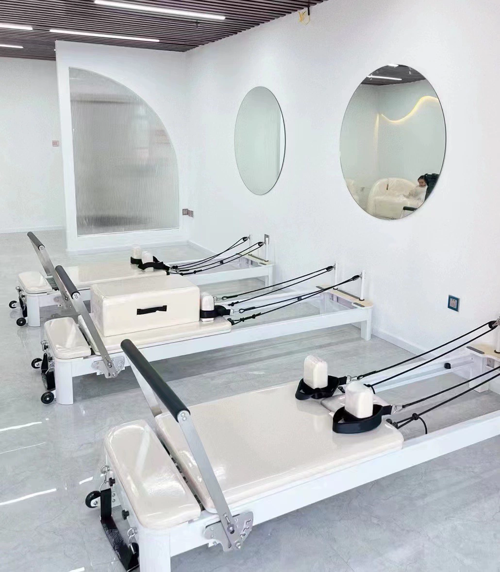 Й Pilates Reformer (Prate's) алюминиевый сплав ядро станка, складной двухвекторный, многоаксессуары