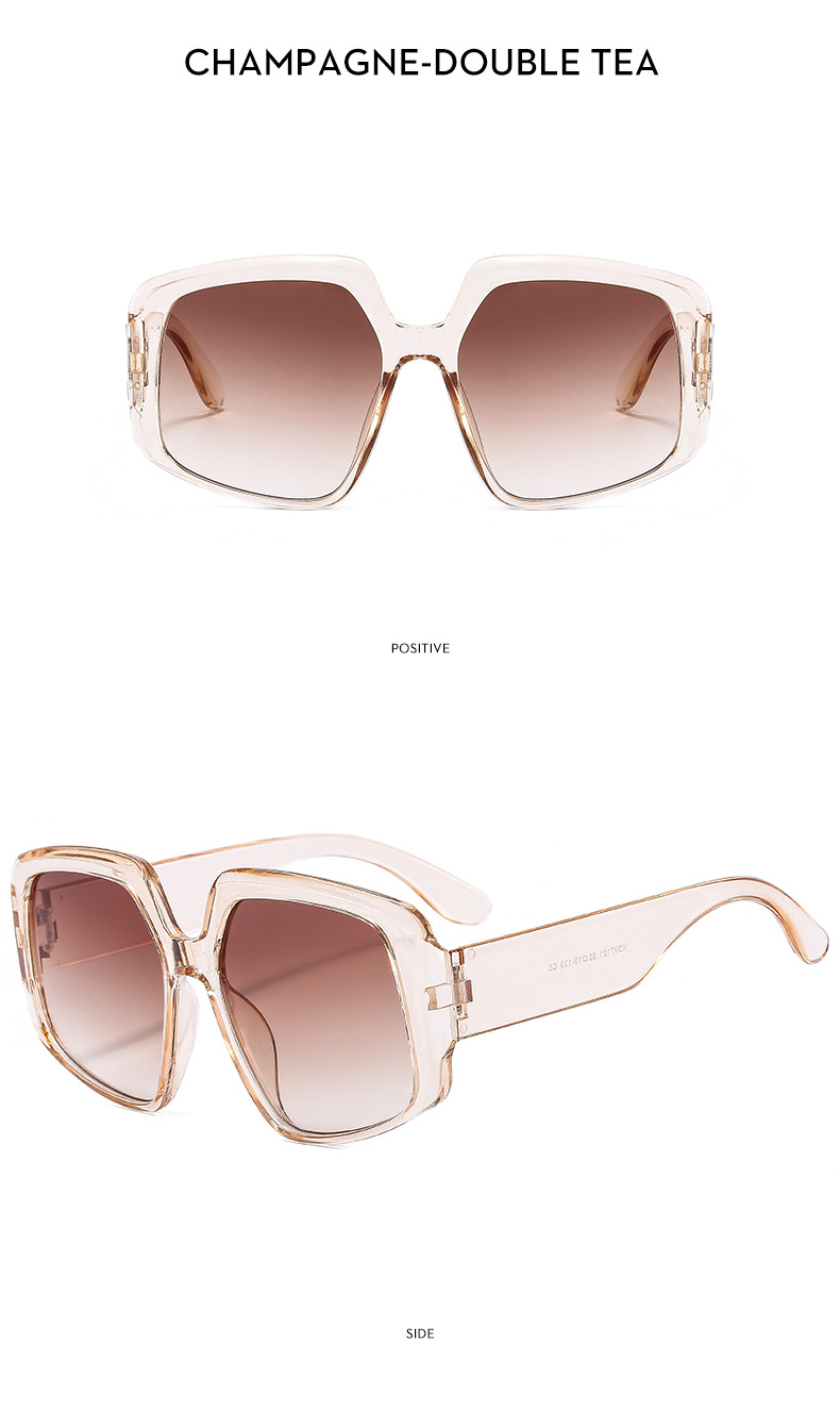 European and American new style irregular large frame sunglasses cross-border fashion retro sunglasses women's modern trendy sunglasses_voghion.com