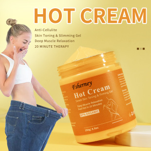Cross-Border Massage Cream 250g Fitness Shaping Slimming Firming Cream Leg and Abdomen Fever Sweating Body Care Cream