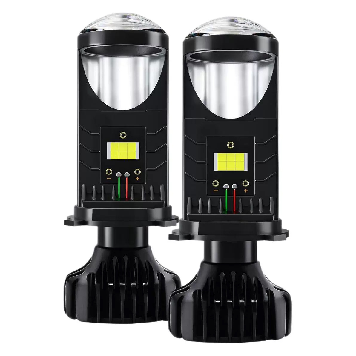 Lente Y7D H4 far-and - close en un faro de doble luz super brillante 50W auto led faro y 7d ojo de pez luz image 5