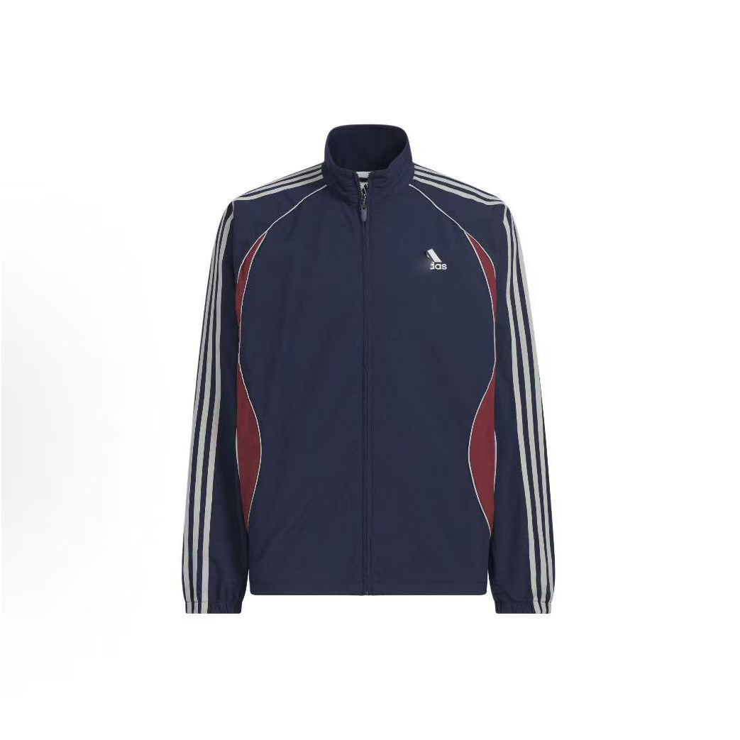 【Export Supply】Stand-up collar sports zipper jacket, unisex slim fit, reflective for nighttime, casual sports jacket