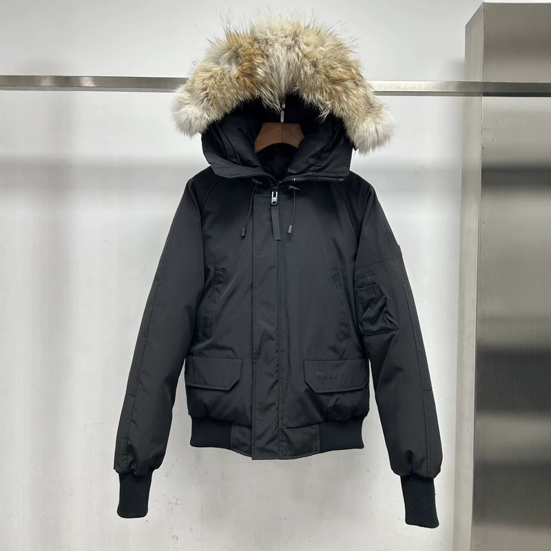 Chilliwack Bombe2050M Fur Collar Style Canada Goose Down Jacket Pilot Jacket Model 01 New Arrival Chilliwack Bombe2050M Fur Collar Style Canada Goose Down Jacket Pilot Jacket Model 01 New Arrival