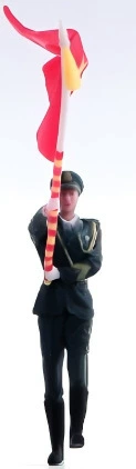 Модель миниатюры почетного караула масштаба 1/64/43 с 3D цветной печатной куклой