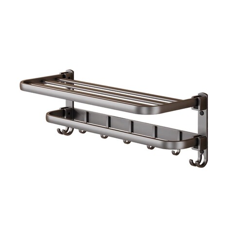Towel rack bathroom punch-free towel rack integrated hanger kit toilet shower room bathroom shelf storage rack
