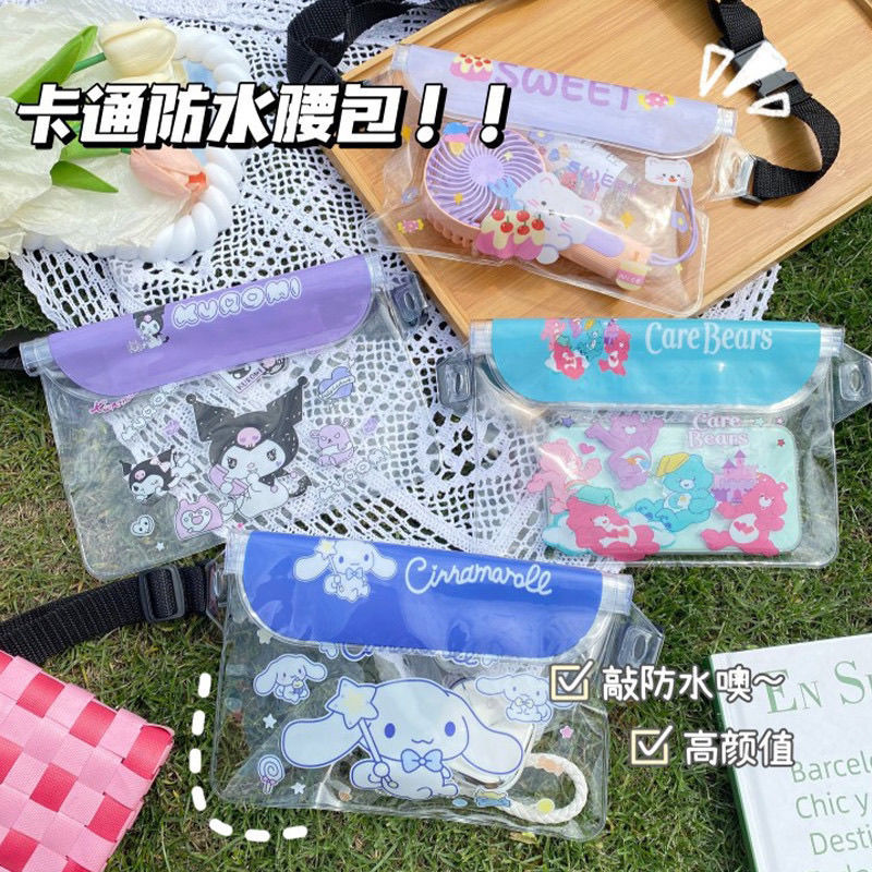 Cartoon cute big waterproof belt bag