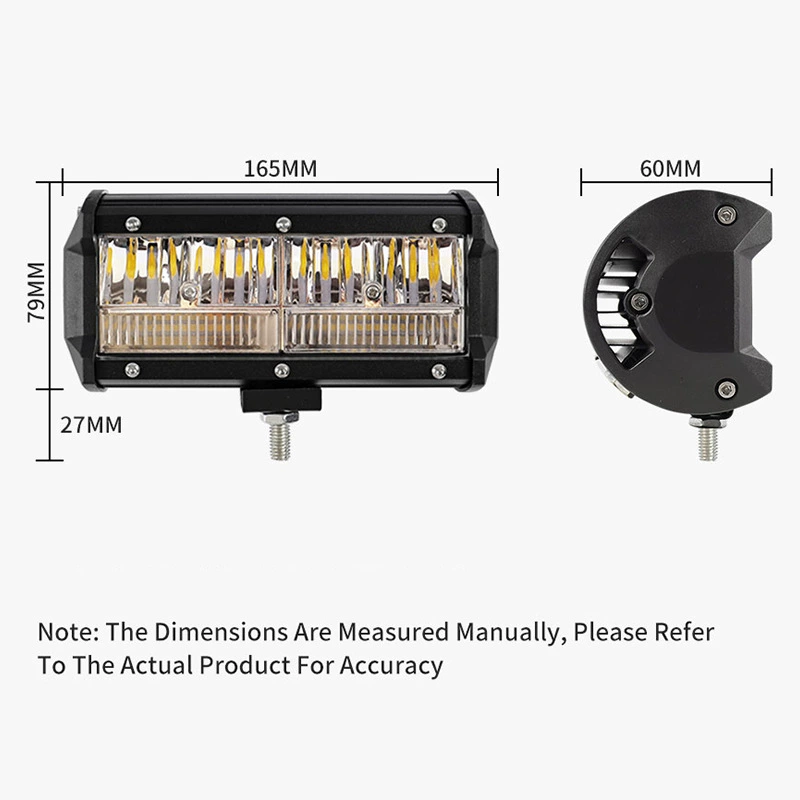 LED super bright SUV, modified lights, 7 inch, 96W, high power