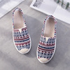 Low slip-ons for leisure, cloth footwear for mother, white shoes, soft sole, wholesale