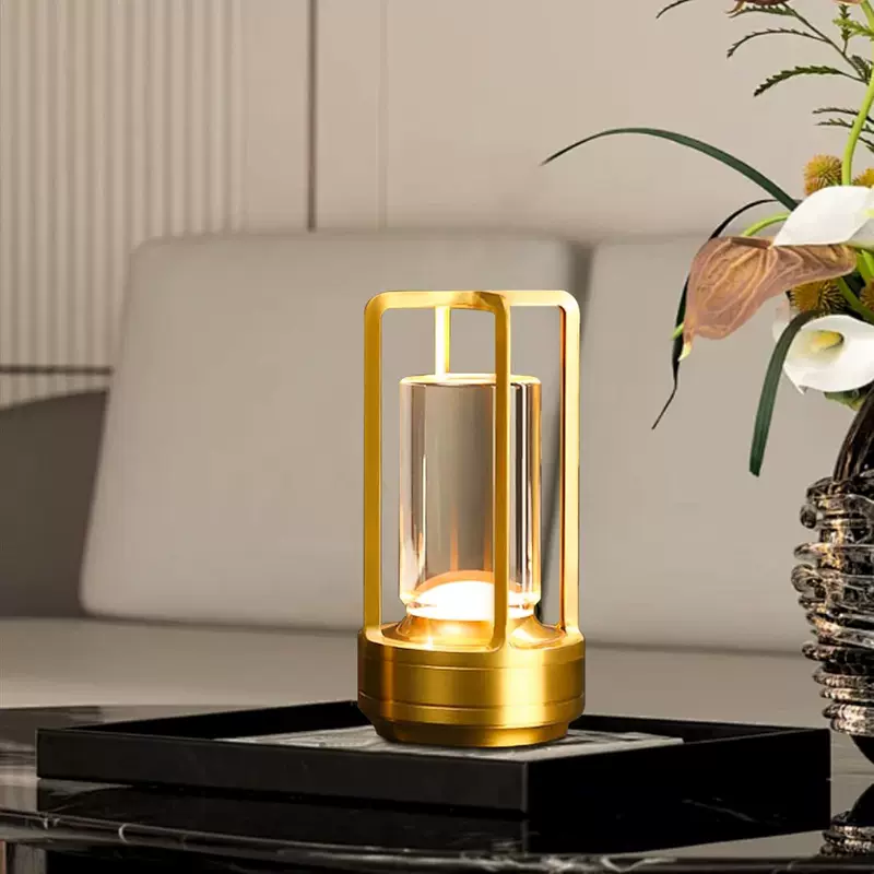 Handheld table lamp for bed, modern travel touch night light