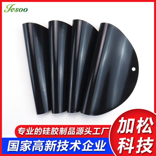 Black induction cooker protective pad glass fiber silicone pad thermal conductive oil-proof induction cooker pad stove surface kitchen tools