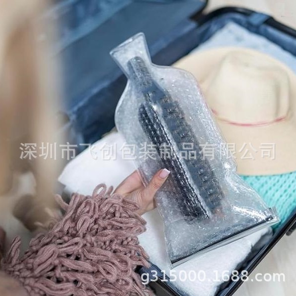 跨境现货批发红酒袋便携防摔防漏酒瓶运输保护袋旅行用酒瓶袋