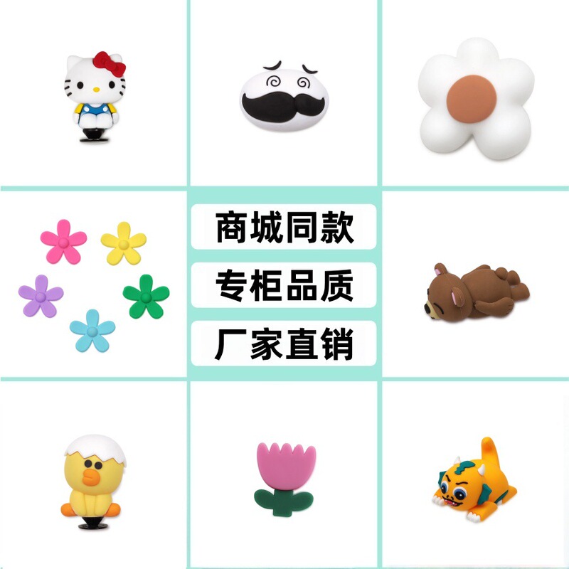 New Style Clog Shoe Accessories Cartoon 3D Soft Rubber Shoe Charms Compatible with Crocs Shoe Decoration DIY Detachable New Style Clog Shoe Accessories Cartoon 3D Soft Rubber Shoe Charms Compatible with Crocs Shoe Decoration DIY Detachable
