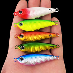 10g-60g Multi-color Spinning Casting Lead Fish Freshwater Sea Fishing Three-String Hook Bait Simulation Fake Lure Wholesale
