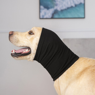 Pet head circumference outdoor warm anti-freezing dog ear cap dog ear cover anti-noise earmuffs soothing decompression head cover thickened