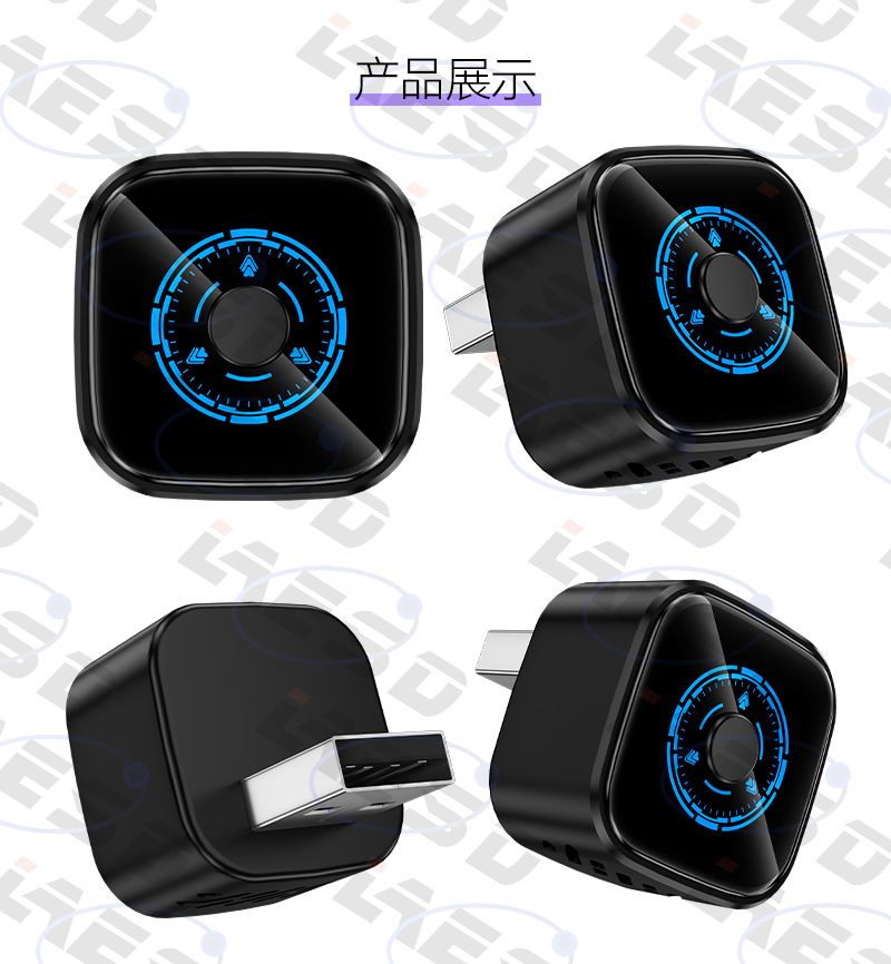 Cross-border 2-in-1 wireless carplay adapter with button switching, car connectivity box, smart carplay box