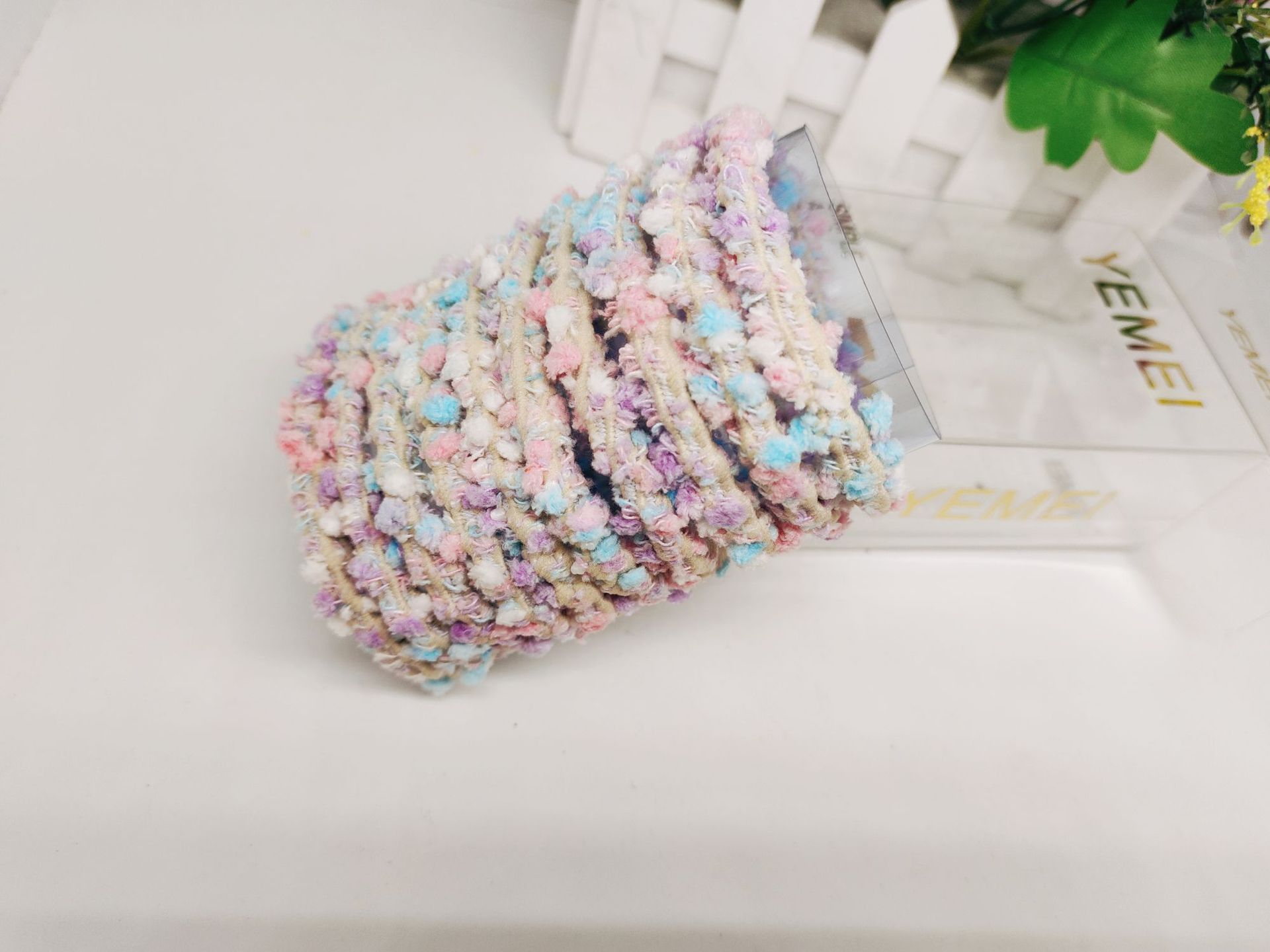 Venda colorida de las mujeres dulce estrellado cuerda de pelo en caja alta banda de goma elástica duradera banda de pelo no duele accesorios para el cabello