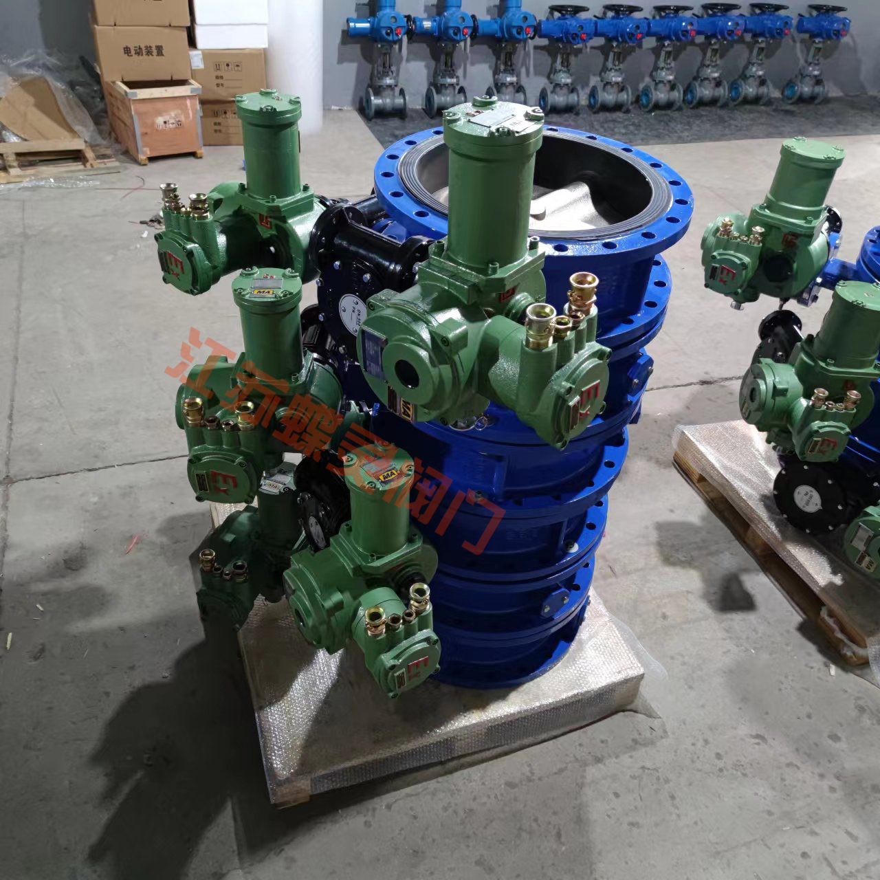 隔爆电动蝶阀 MKWSD94F-10Q电动瓦斯蝶阀 矿用瓦斯用阀DN400