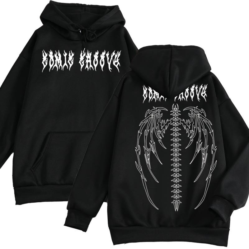 Sports hoodie hip-hop style