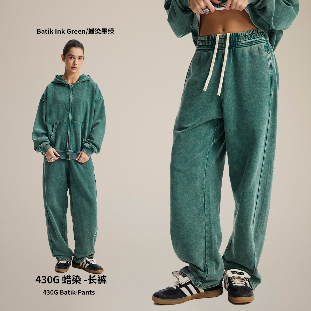 Chain tide hombre| Fábrica directa marca de moda YKK cremallera de algodón jerseys hombre retro lavado con sombrero hombre y mujer