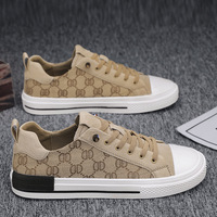 2024 New Sports and Casual Canvas Board Shoes Korean Edition Low Top Lazy One Step Tidal Shoes