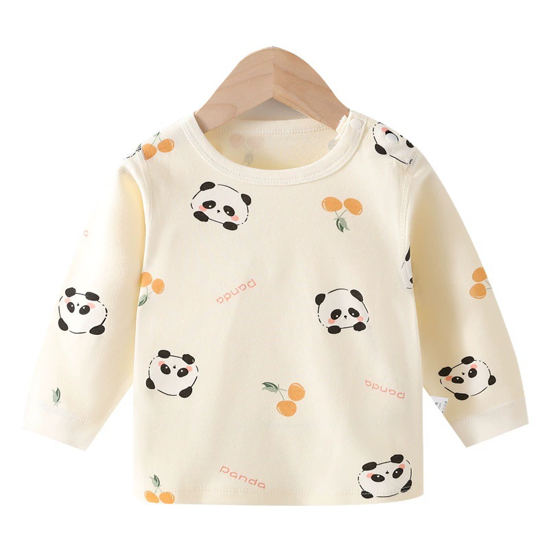 Детская одежда Весна и Осень Зимняя Одиночная рубашка Новорожденные мужчины и женщины Монах