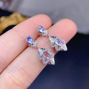 ��Ȼ�¹�ʯ������Ʒ�{�¹ⲣ���w��ʯ3*5mm925�y�����Ƕ