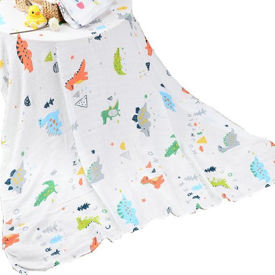 6 layers of washed gauze bath towel holding quilt baby towel coated bamboo fiber wrapping towel 2 layers 4 layers baby bath towel