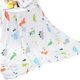 6 layers of washed gauze bath towel holding quilt baby towel coated bamboo fiber wrapping towel 2 layers 4 layers baby bath towel