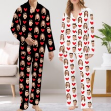 POD全印睡衣套装来图来样服装工厂跨境外贸一件起订一件代发JIT代