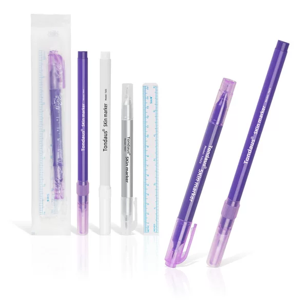 Tattoo Positioning Pen Single-Head Purple Marker Pen Korean Tattoo Positioning Tattoo Mark Waterproof Cross-Border Wholesale
