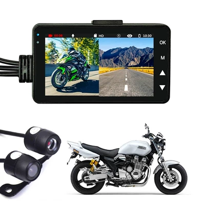 Motorcycle driving recorder, HD video locomotive - exclusively-for-cross-border-foreign-trade-no-memory-card-item-weight-and-size-see-details-b3-host-round-lens-round-lens