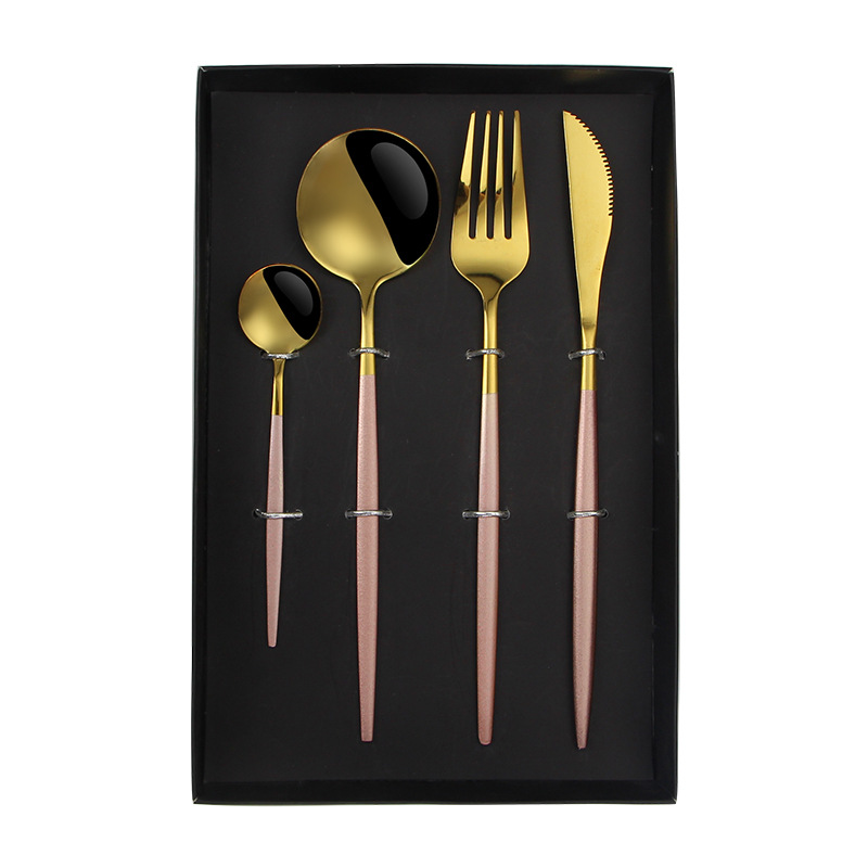 핑크 골드 [선물 상자 포함 4 종 세트]