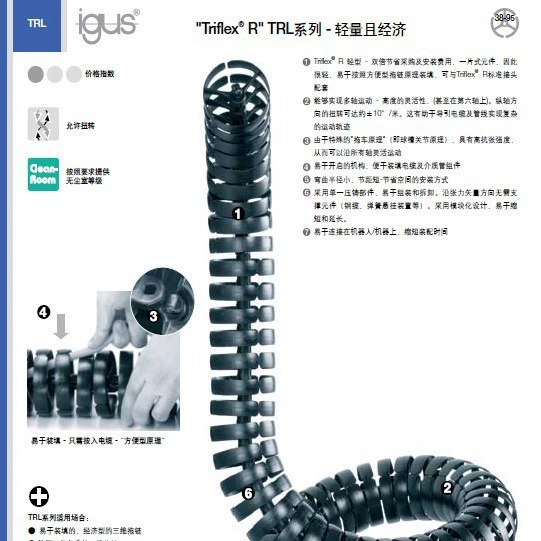 Робот IGUS трехмерная цепь тяги TRC.40 TRE.60 TRL.70 немецкий оригинал
