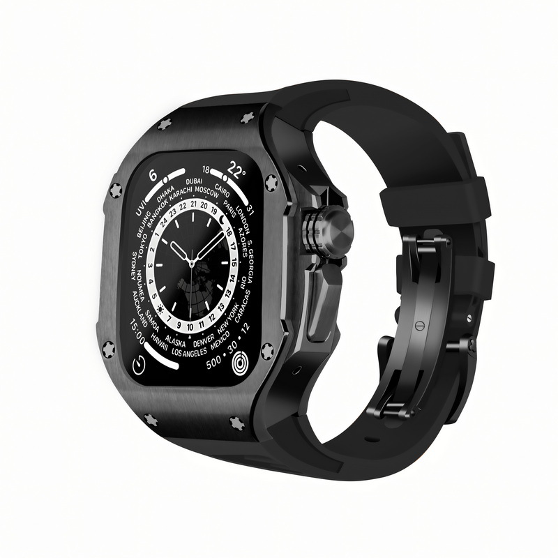 Para iwatch ultra49 reloj correa de Apple Correa protectora Shell 316L Acero inoxidable Richard cambiado al traje