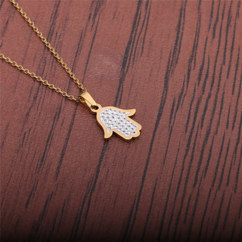 Fashion Stainless Steel Necklace Wholesale display picture 8