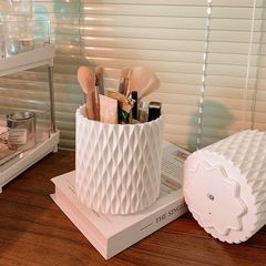 旋轉化妝刷收納筒化妝品收納盒桌面筆筒口紅眼影置物架眼影刷子桶