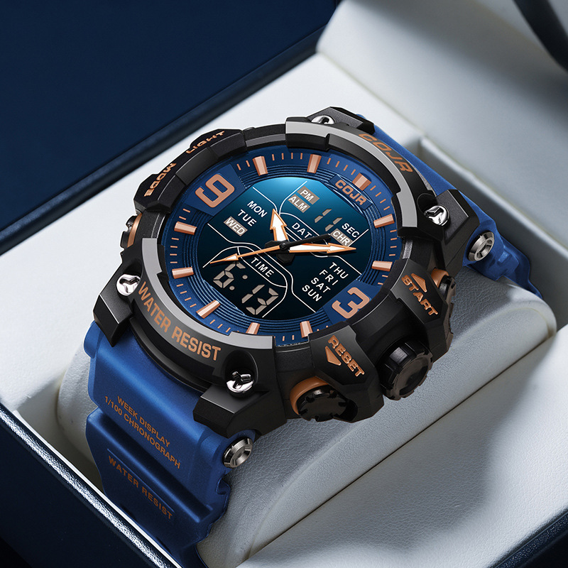 Cojr Brand Student Electronic Watch Men's Accurate Seconds Luminous Waterproof Outdoor Sports Cross-border Explosive Watch