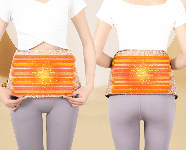 Electric Heated Mugwort Moxa Wrap 9-Level Temperature Control Shoulder Waist Knee Warm Compress Full Body Home Use quality and texture