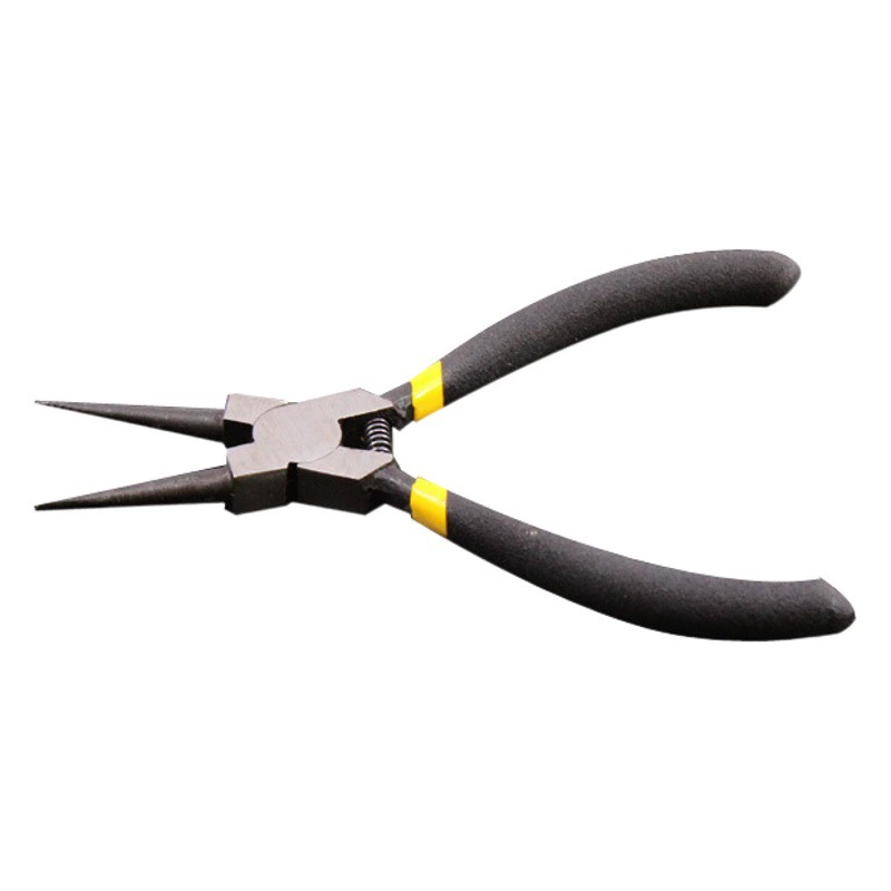 5-дюймовый стопорный вал внешние прямые плоскогубцы для стопорного кольца внутреннее прямое отверстие внешнее изогнутое отверстие внутренние изогнутые плоскогубцы для отверстий маленький размер плоскогубцы для стопорных колец