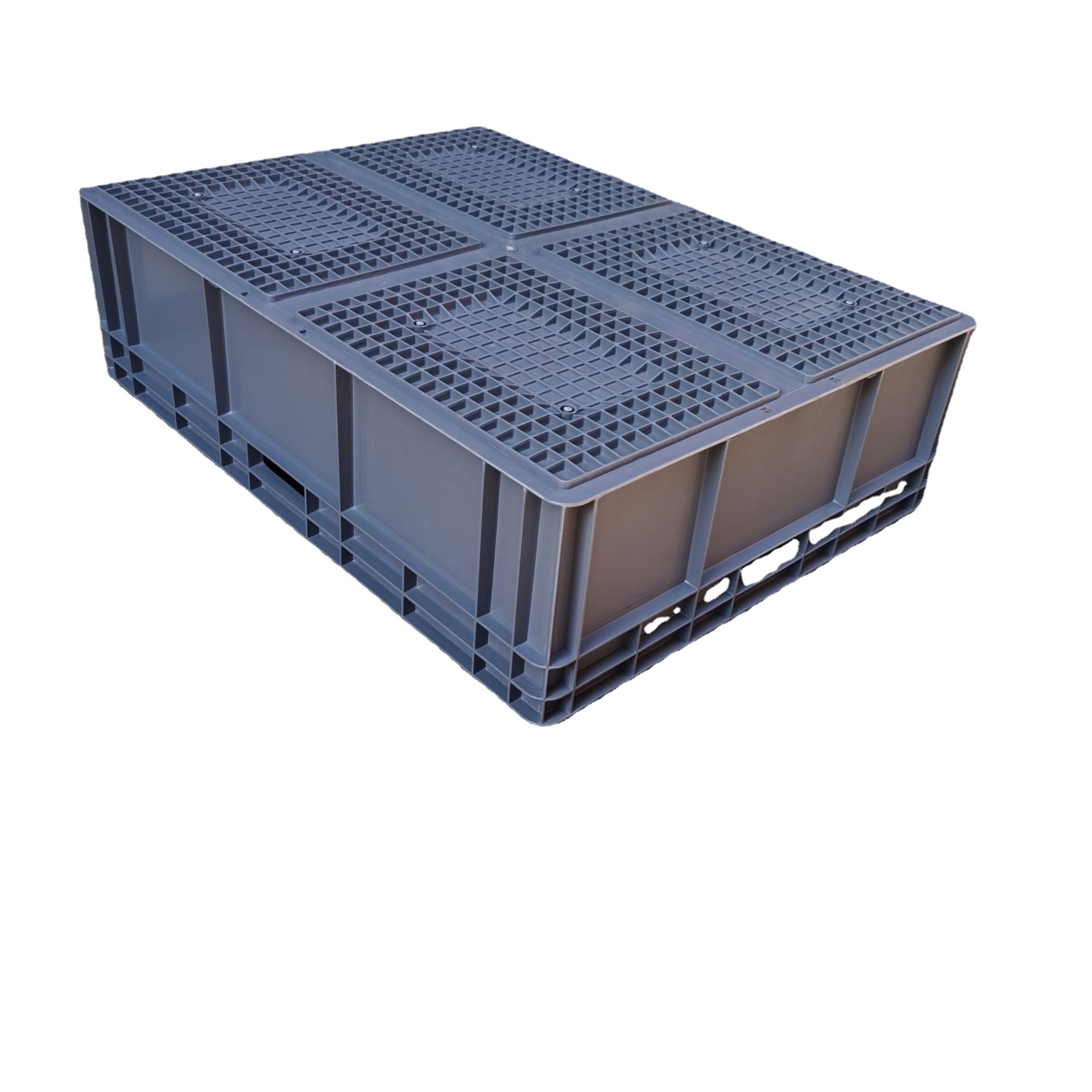 800*600*440mm塑料箱EU8644物流箱 零件盒工业中转胶框可加EU86盖